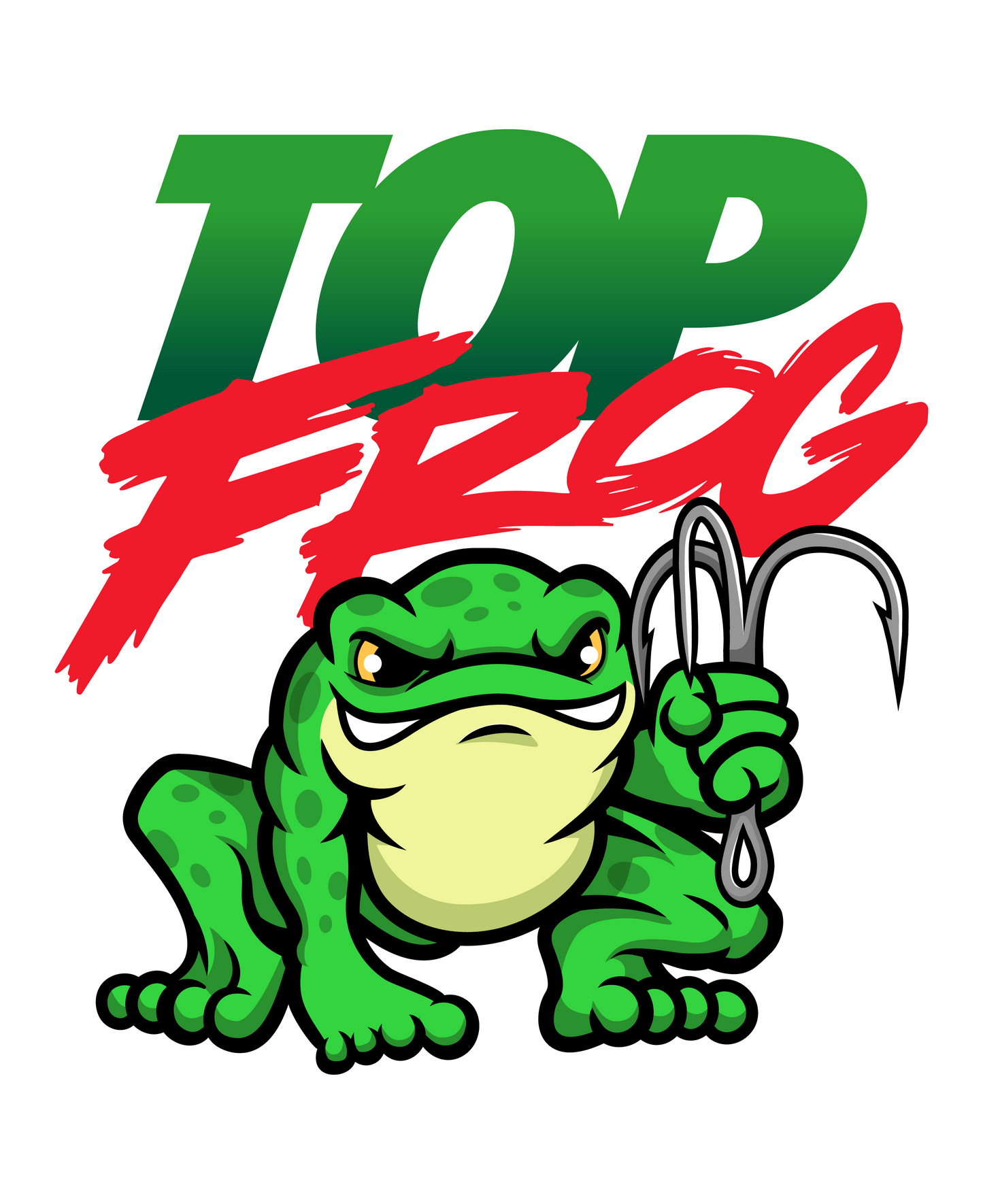 Top Frog magnet and sticker pack